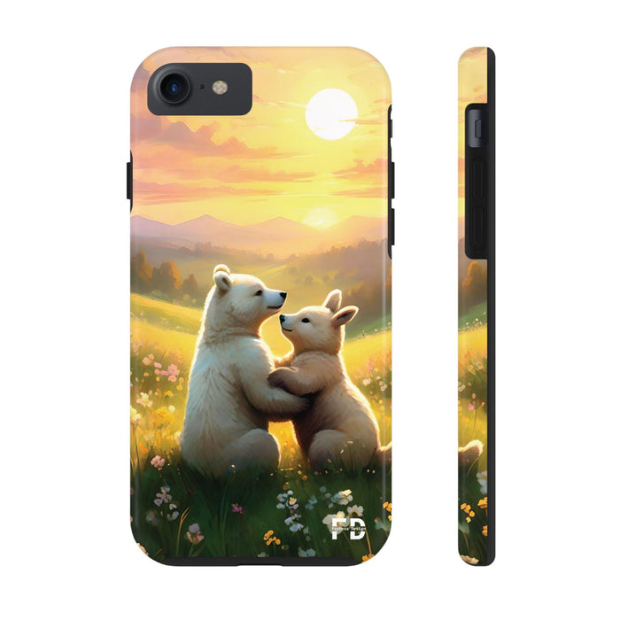 Bear Phone Case Resistant 2 - Piece for Iphone or Google Phone case - FORHERA DESIGN - Phone Case