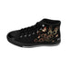 Black and Gold Women's Classic Sneakers - FORHERA DESIGN - FORHERA DESIGN - FORHERA DESIGN