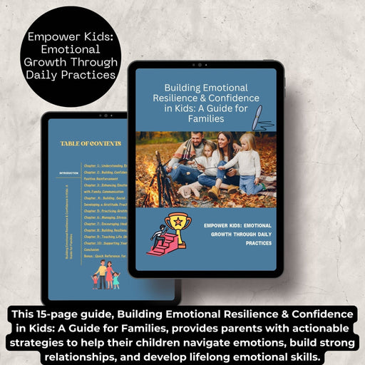 Building Emotional Resilience & Confidence in Kids: A Guide for Families - FORHERA DESIGN - DigitalPrint