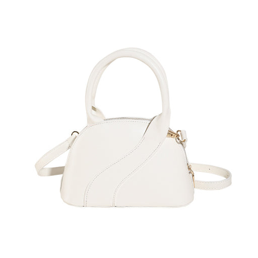 Textured Special-interest Design Shell Bag Handbag