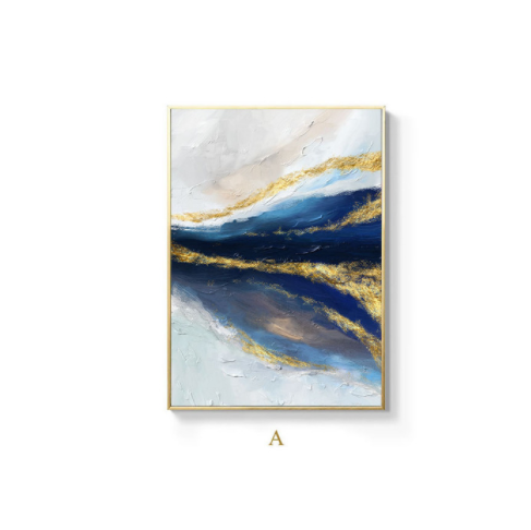 Abstract Canvas Painting Contemporary Art Poster Modern Home Living Room Decor