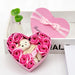 Soap Flower Heart Rose Gift Box