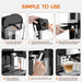 Automatic Coffee Machine Household Small Italian Milk Frother