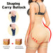 High Waisted Body Pants Crotch Zipper Tummy Lifting Pants Waist Trimming Shapewear Bodysuit Enhancement