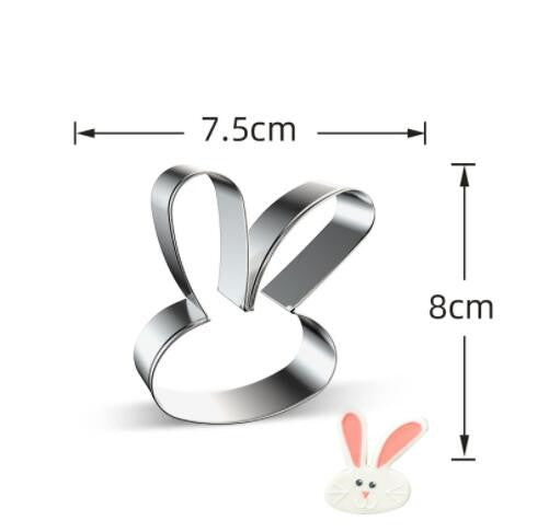 Stainless Steel Biscuit Mould Rabbit Egg Cake Mould