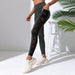 Mesh Stitching Yoga Clothes Hip-lift And Belly Shaping Trousers