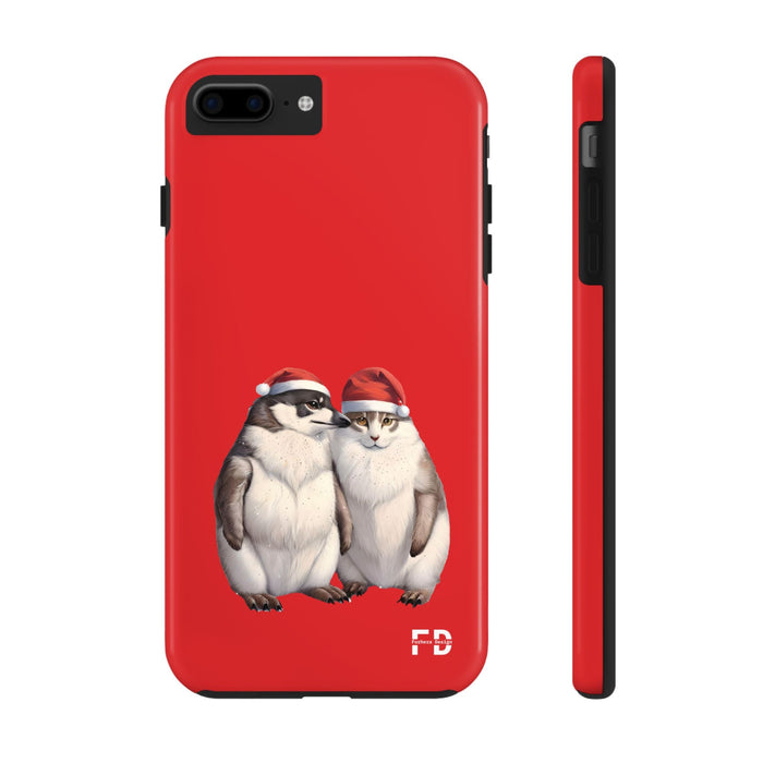 Christmas Bunny Phone Case Resistant 2 - Piece for Iphone or Google Phone case - FORHERA DESIGN - Phone Case