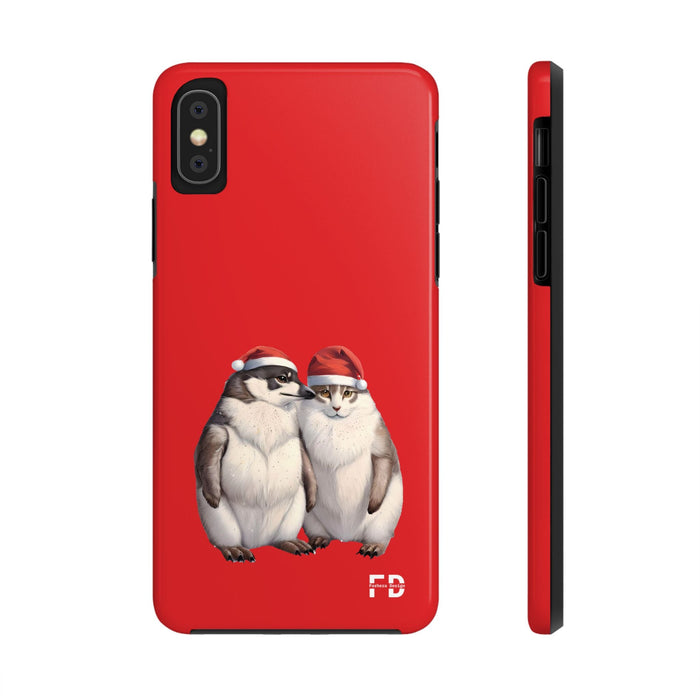 Christmas Bunny Phone Case Resistant 2 - Piece for Iphone or Google Phone case - FORHERA DESIGN - Phone Case