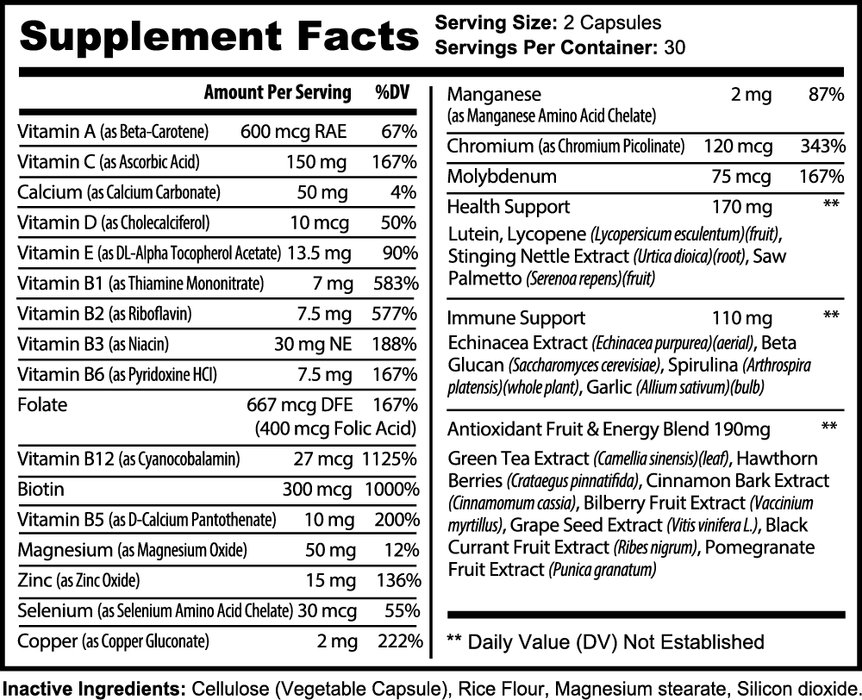 Complete Multivitamin - FORHERA DESIGN - Vitamins & Supplements