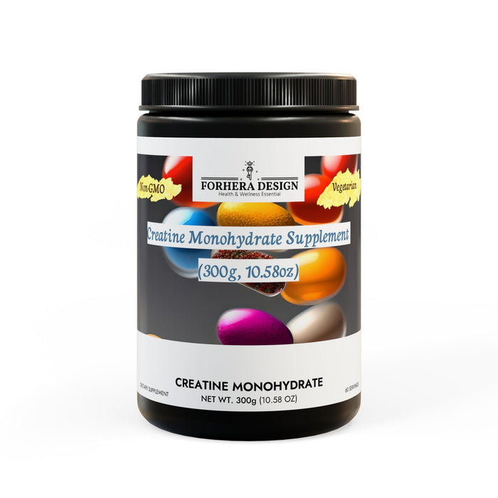 Creatine Monohydrate Supplement (300g, 10.58oz) - FORHERA DESIGN - Food Supplements