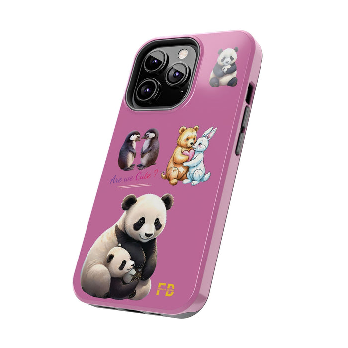 Cute Animals Phone Case Resistant 2 - Piece for Iphone or Google Phone case - FORHERA DESIGN - Phone Case