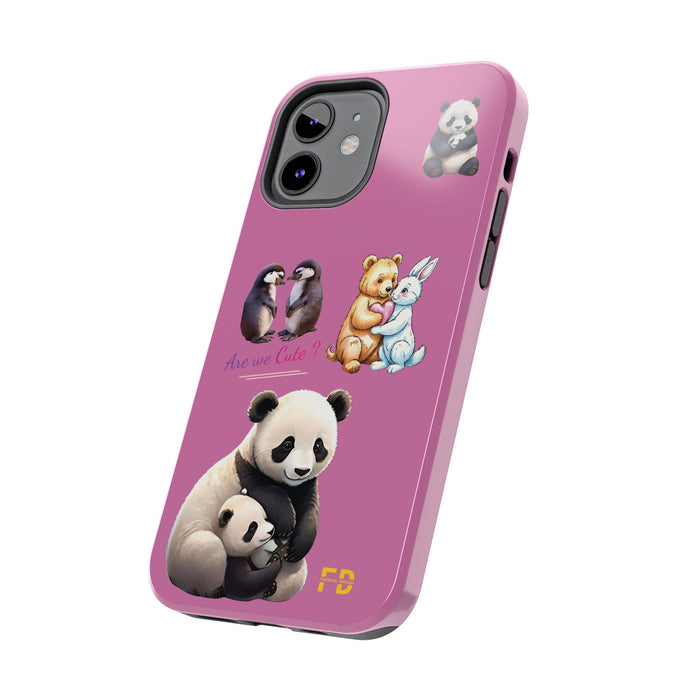 Cute Animals Phone Case Resistant 2 - Piece for Iphone or Google Phone case - FORHERA DESIGN - Phone Case