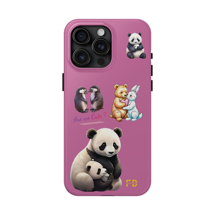 Cute Animals Phone Case Resistant 2 - Piece for Iphone or Google Phone case - FORHERA DESIGN - Phone Case