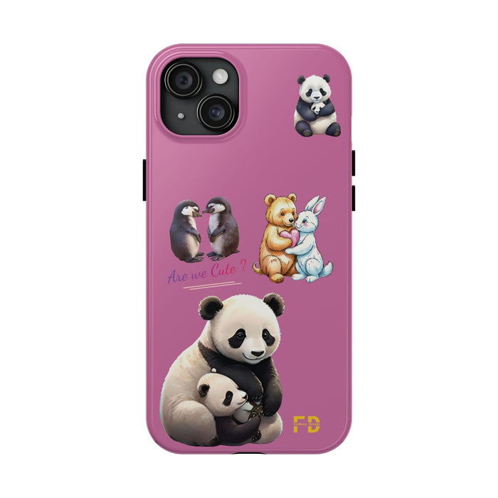 Cute Animals Phone Case Resistant 2 - Piece for Iphone or Google Phone case - FORHERA DESIGN - Phone Case