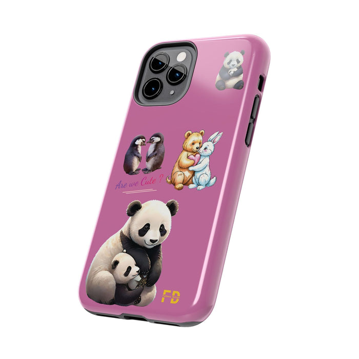 Cute Animals Phone Case Resistant 2 - Piece for Iphone or Google Phone case - FORHERA DESIGN - Phone Case