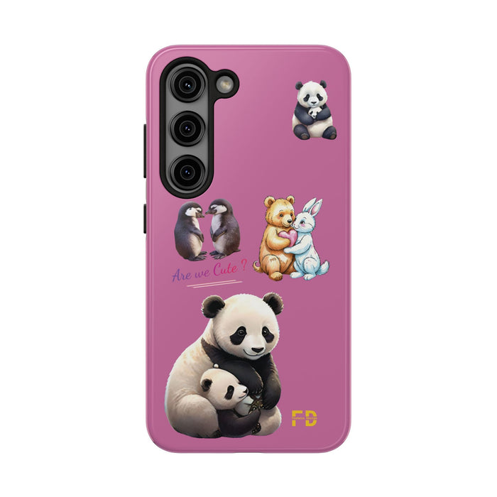 Cute Animals Phone Case Resistant 2 - Piece for Iphone or Google Phone case - FORHERA DESIGN - Phone Case