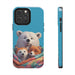 Cute Funny Animals Phone Case Resistant 2 - Piece for Iphone or Google Phone case - FORHERA DESIGN - Phone Case