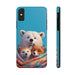 Cute Funny Animals Phone Case Resistant 2 - Piece for Iphone or Google Phone case - FORHERA DESIGN - Phone Case