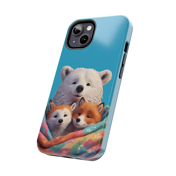 Cute Funny Animals Phone Case Resistant 2 - Piece for Iphone or Google Phone case - FORHERA DESIGN - Phone Case