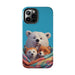 Cute Funny Animals Phone Case Resistant 2 - Piece for Iphone or Google Phone case - FORHERA DESIGN - Phone Case