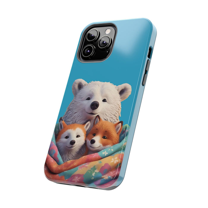 Cute Funny Animals Phone Case Resistant 2 - Piece for Iphone or Google Phone case - FORHERA DESIGN - Phone Case