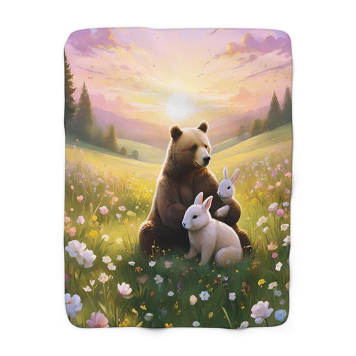 Cute Panda Home Decor Sherpa Fleece Blanket - FORHERA DESIGN - Home Decor