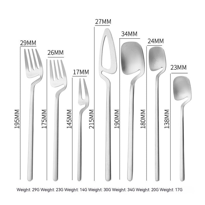 304 Stainless Steel Tableware Knife And Fork Stirring Spoon