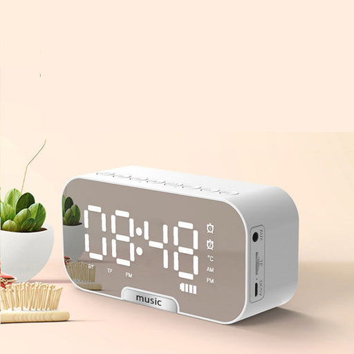 Portable Mirror Clock Alarm Clock