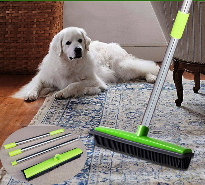 Three Section Pole Carpet Removal Broom To Scrape Dust