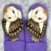 Owls Knitted Wool Gloves Winter Warm Cartoon Gloves For Christmas Gift