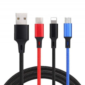Prepare Spring One-for-three Fast Charging Data Cable