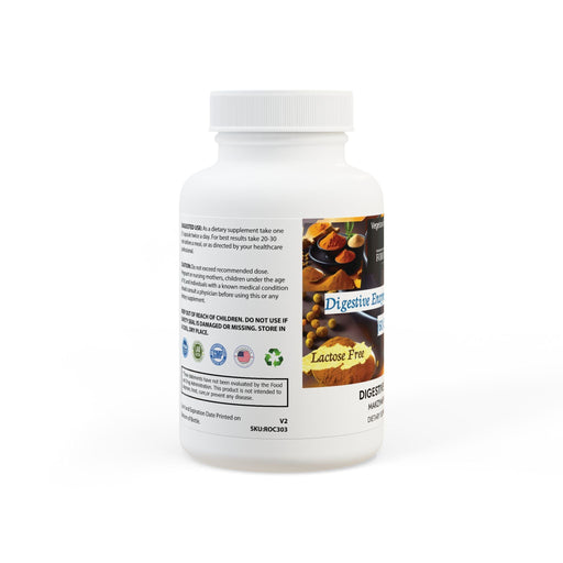 Digestive Enzyme Blend Supplement (60 Capsules) Support Your Digestive Health Naturally! - FORHERA DESIGN - Food Supplements