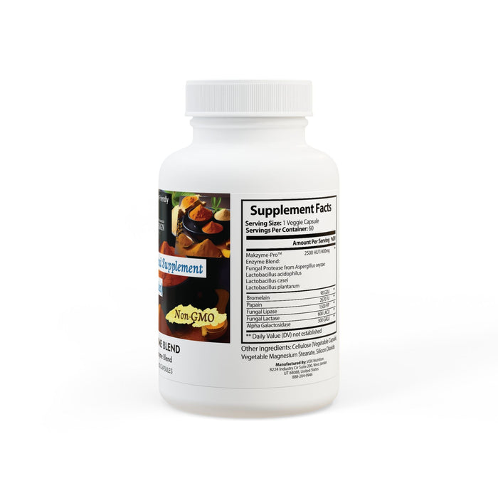 Digestive Enzyme Blend Supplement (60 Capsules) Support Your Digestive Health Naturally! - FORHERA DESIGN - Food Supplements