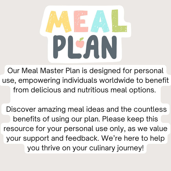 Digital Meal Planner with 688 Recipes | Weekly Meal Prep | Family & Healthy Meals | Grocery List & Recipe Guide | PDF Bonus Included - FORHERA DESIGN - DigitalPrint