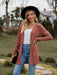 Fall Women's Clothing Sunken Stripe Solid Color Long Sleeve Women's Sweater