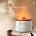 Volcanic Atmosphere Aroma Diffuser Colorful Flame Simulation