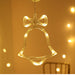 Star String Lights LED Christmas Curtain Lights Indoor Bedroom Home Party Decoration Snowman Christmas Tree Holiday Lights