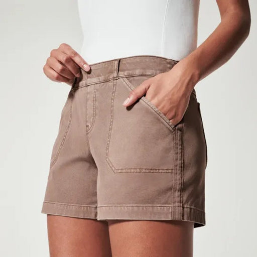 Women's Shorts Summer Fashion High Elasticity Shorts With Pockets Casual Pants