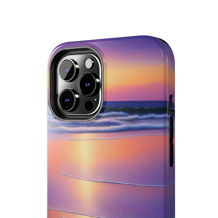 FD beach scene Mental Health Phone Case Resistant 2 - Piece for Iphone or Google Phone case - FORHERA DESIGN - Phone Case