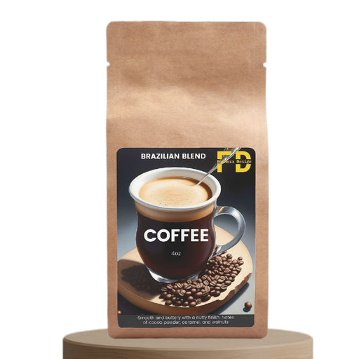 FD Brazilian Blend 4oz - 100% Arabica coffee beans - FORHERA DESIGN - Food & Beverages