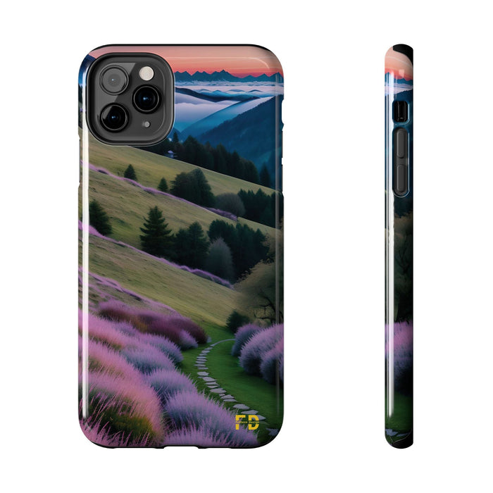 FD calm mountain scene Mental Health Phone Case for Iphone or Google Phone case - FORHERA DESIGN - Phone Case