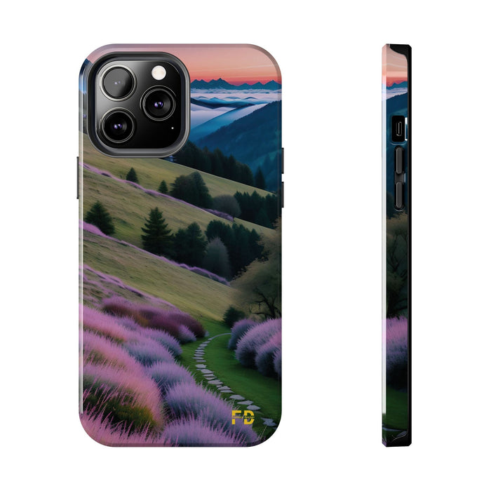 FD calm mountain scene Mental Health Phone Case for Iphone or Google Phone case - FORHERA DESIGN - Phone Case