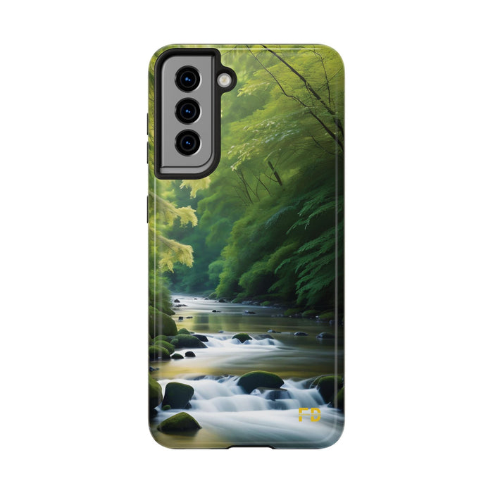 FD Calm River Mental Health Phone Case Resistant 2 - Piece - FORHERA DESIGN - Phone Case