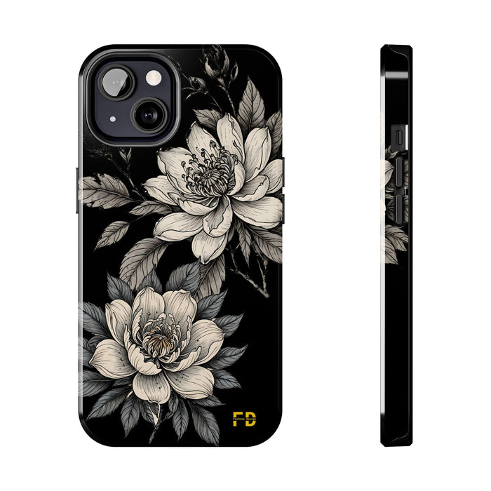 FD Flowers Impact Resistant 2 - Piece Phone Case | The lord is my Strength - FORHERA DESIGN - Phone Case