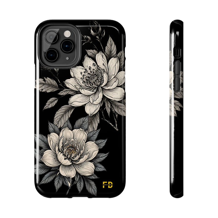 FD Flowers Impact Resistant 2 - Piece Phone Case | The lord is my Strength - FORHERA DESIGN - Phone Case