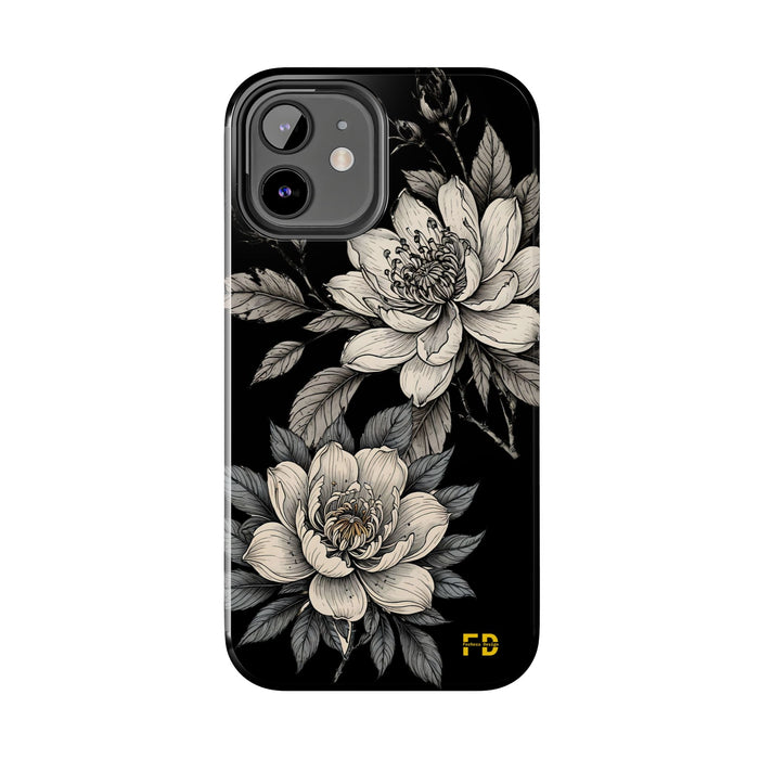 FD Flowers Impact Resistant 2 - Piece Phone Case | The lord is my Strength - FORHERA DESIGN - Phone Case