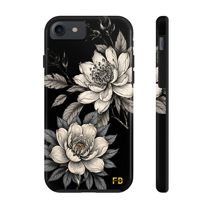 FD Flowers Impact Resistant 2 - Piece Phone Case | The lord is my Strength - FORHERA DESIGN - Phone Case