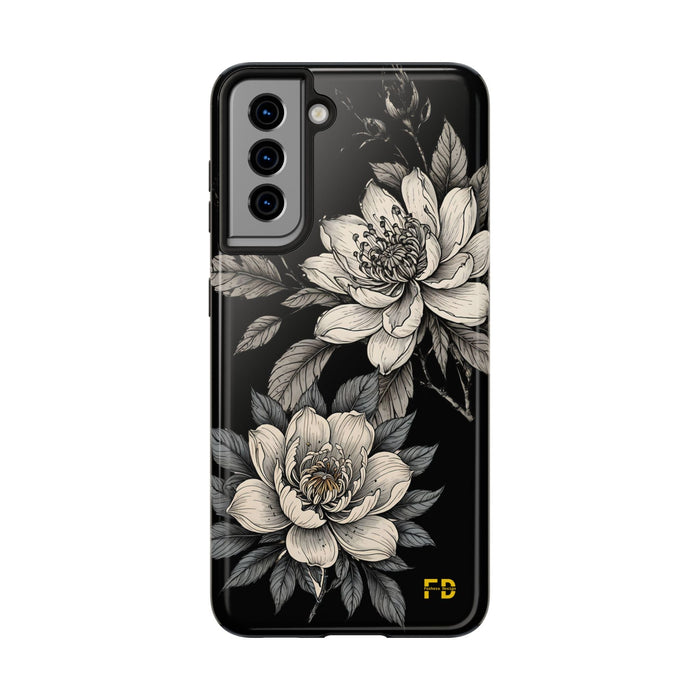 FD Flowers Impact Resistant 2 - Piece Phone Case | The lord is my Strength - FORHERA DESIGN - Phone Case