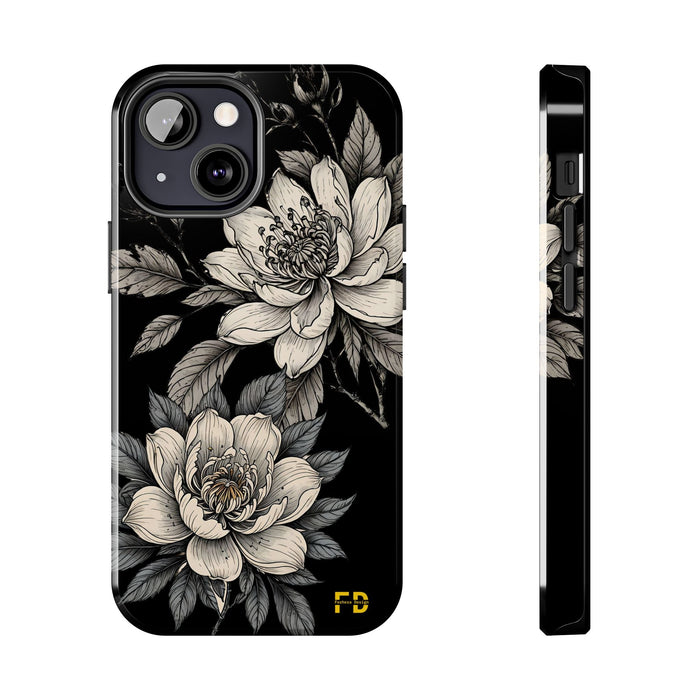 FD Flowers Impact Resistant 2 - Piece Phone Case | The lord is my Strength - FORHERA DESIGN - Phone Case