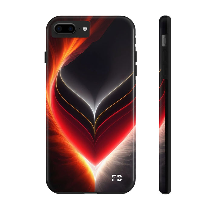 FD glowing wings Phone Case Impact Resistant 2 - Piece Phone Case - FORHERA DESIGN - Phone Case